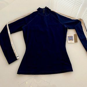 NWT!! J. Crew | Rash Guard in Navy Blue/White